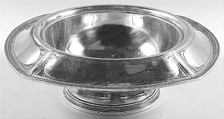 Pantheon (Sterling, 1920, Hollowware) 13" Footed Round Centerpiece No Frog