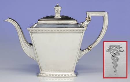 Pantheon (Sterling, 1920, Hollowware) Tea Pot