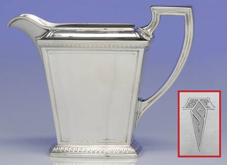 Pantheon (Sterling, 1920, Hollowware) Creamer