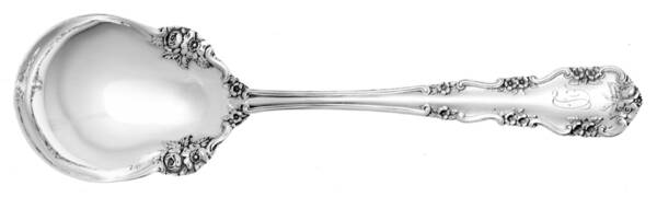 Wild Rose-Old-Rosalind (Sterling, 1908, No Monos) Sugar Spoon