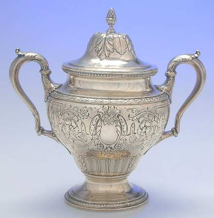 Fontaine (Sterling, 1924, Hollowware) Sugar Bowl & Lid