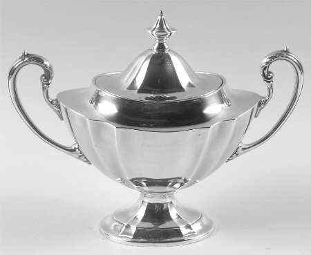 1810 (Sterling, 1930, Hollowware) Sugar Bowl & Lid