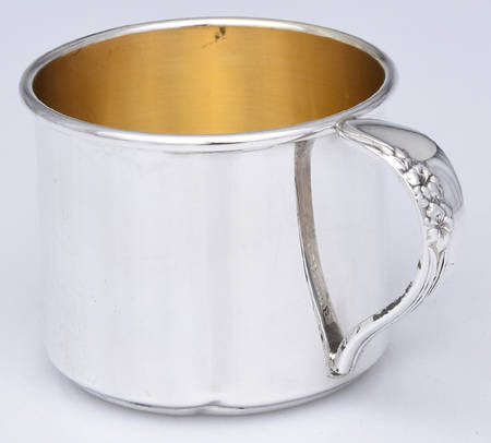 Blossom Time (Sterling, 1950, Hollowware) Baby Cup