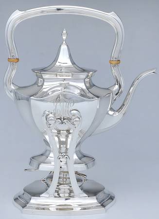 Minuet (Sterling, 1925, Hollowware) Kettle, Stand & Burner