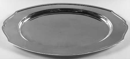 Minuet (Sterling, 1925, Hollowware) 20" Oval Serving Platter
