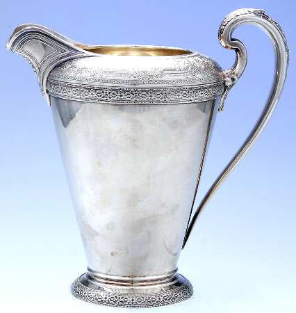 Normandie (Silverplate, 1887, Hollowware) Silverplate Water Pitcher