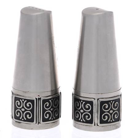 INS21 (Stainless, Hollowware) Salt and Pepper Set