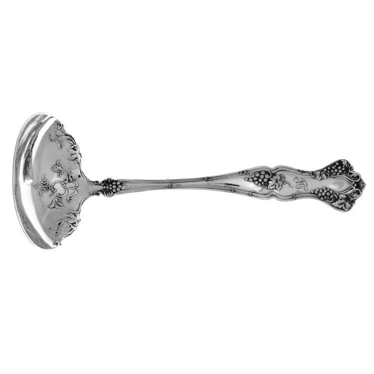 Vintage (Silverplate, 1904, Monograms)  Solid Gravy Ladle