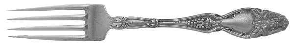 Cloeta (Sterling, 1904, Monograms) Fork