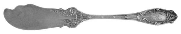 Abbottsford (Sterling, 1907) Flat Handle Butter Spreader