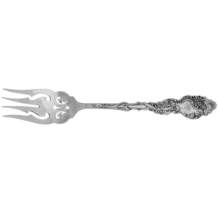Columbia (Silverplate, 1893, Monograms) Individual Salad Fork