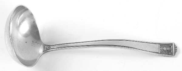 Century (Silverplate, 1923, Monograms) Solid Gravy Ladle