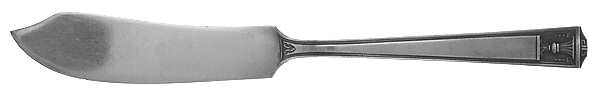 Century (Silverplate, 1923, Monograms) Flat Handle Master Butter Knife