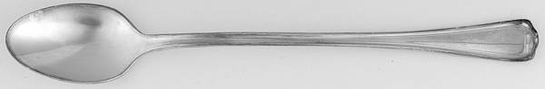 Cromwell (Silverplate, 1912, Monograms) Iced Tea Spoon