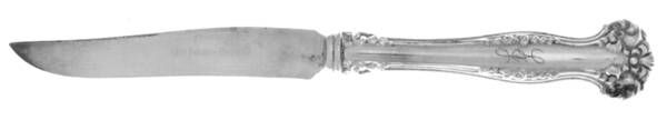 Avon (Silverplate, 1901, Monograms) Individual Fruit Knife with Silverplate Blade