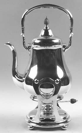 1351e (Sterling, Hollowware) Kettle, Stand & Burner