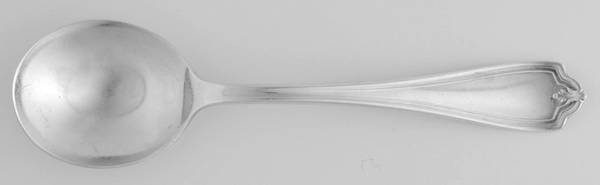 INS295 (SILVERPLATE) Round Bowl Soup Spoon (Gumbo) by International Silver