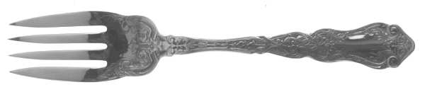 Alhambra (Silverplate, 1907, Monograms) Individual Salad Fork