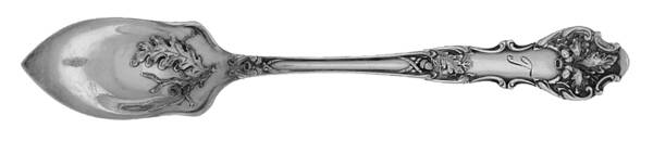 Charter Oak (Silverplate, 1906, Monograms) Fruit/Orange Spoon