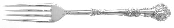 Charter Oak (Silverplate, 1906, Monograms) Hollow Handle Fork
