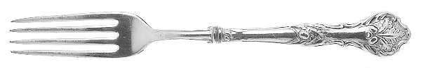 Charter Oak (Silverplate, 1906, Monograms) Hollow Handle Fork