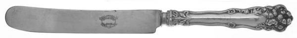 Berwick (Silverplate, 1904, Monograms) Old French Hollow Knife with Bolster