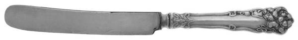 Berwick (Silverplate, 1904, Monograms) Old French Hollow Knife with Bolster