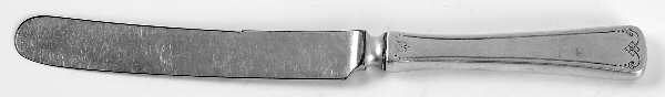 Sedan (Sterling, 1919, Monograms) Old French Hollow Knife with Bolster