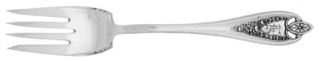 Old Colony (Silverplate, 1911, Monograms) Individual Salad Fork by International Silver
