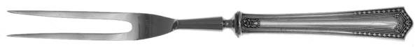 Chesterfield (Sterling, 1914) Small Steak Carving Fork with Stainless Prongs