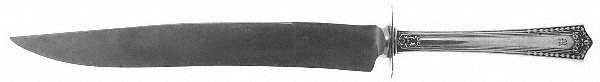 Chesterfield (Sterling, 1914) Large Carving/Roast Knife StnlBl w/Sterling Guard