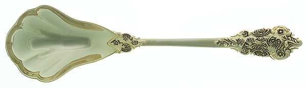 Golden Grand Antique (Gold Electroplate) Sugar Shell Spoon