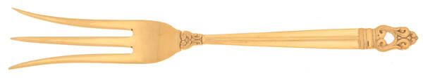 Royal Danish-Gold Vermeil (Sterling) Lemon Fork