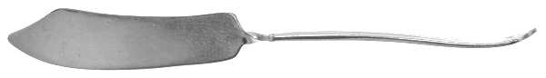 INS311 (SILVERPLATE) Flat Twisted Handle Master Butter Knife