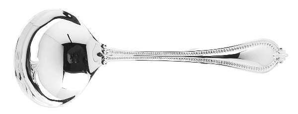 Yorkshire Bead (Silverplate) Solid Gravy Ladle