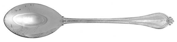 Yorkshire Bead (Silverplate) Solid Serving Spoon