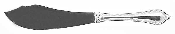 Yorkshire Bead (Silverplate) Flat Handle Master Butter Knife