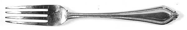 Yorkshire Bead (Silverplate) Fork
