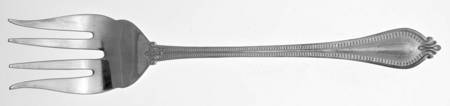 Yorkshire Bead (Silverplate) Solid Serving Fork