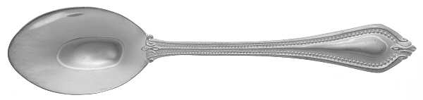 Yorkshire Bead (Silverplate) Place/Oval Soup Spoon