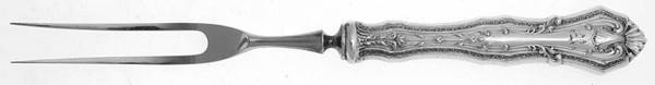 Duchesse (Sterling, 1907) Small Steak Carving Fork with Stainless Prongs