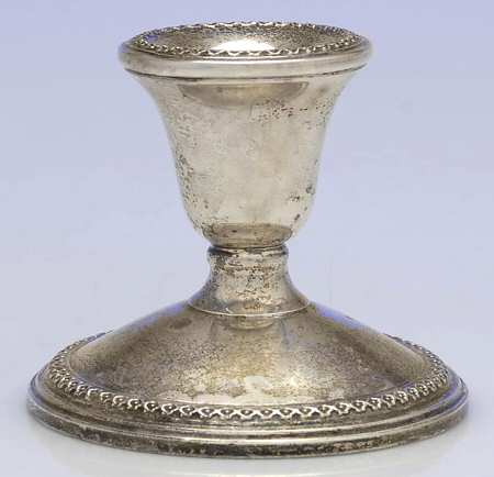 20115 (Sterling, Hollowware) Weighted Candleholder