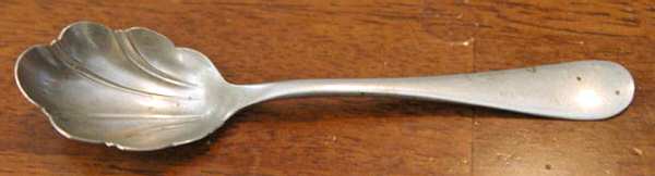 INS345 (NICKEL) Sugar Shell Spoon