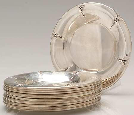 Elsinore (Sterling, 1931, Hollowware) Bread & Butter Plate - Set of 12