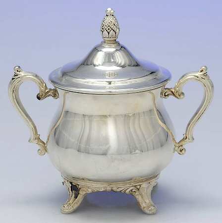 906 (Silverplate, Hollowware) Sugar Bowl & Lid