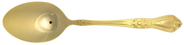 Summer Rose (Gold Electroplate) Tablespoon (Serving Spoon)