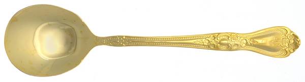 Summer Rose (Gold Electroplate) Sugar Spoon