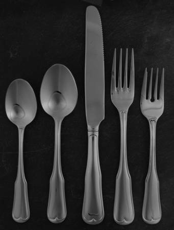 INS348 (STAINLESS) 5 Piece Place Setting