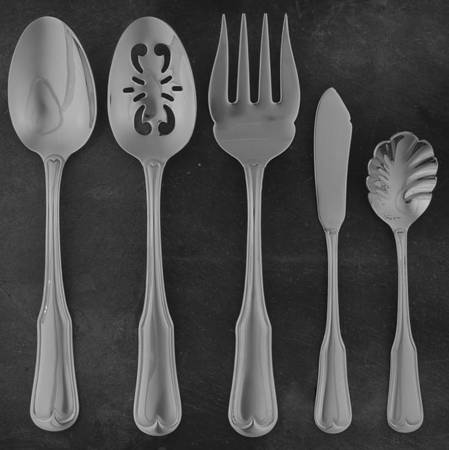 INS348 (STAINLESS) 5 Piece Hostess Set