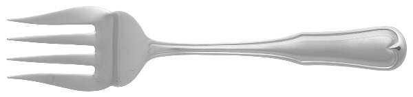 INS348 (STAINLESS) Medium Solid Cold Meat Serving Fork